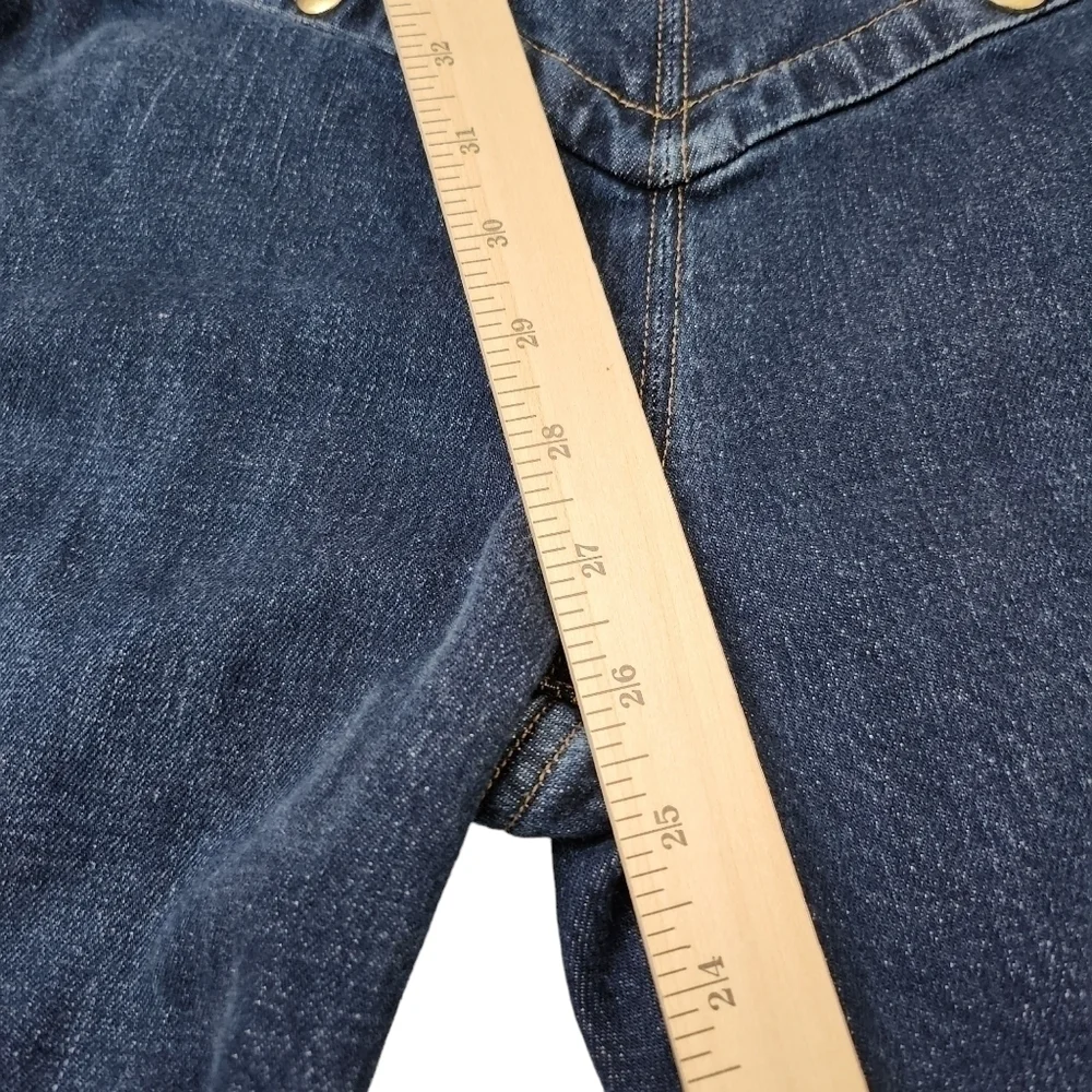 Frame‎ Jeans Womens 30 Straight Waldane Dark Wash Embellished Ankle Western Boho